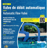 ENSEMBLE DUO PLUS 1-KIT RAMASSE FEUILLES AUTOMATIQUE ET 1-KIT VALVE DE DÉBIT AUTOMATIQUE